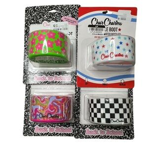 NEW CharCharms Bottle Boot - Set of 4 - Fits tumbler size 2.8 - 3.1